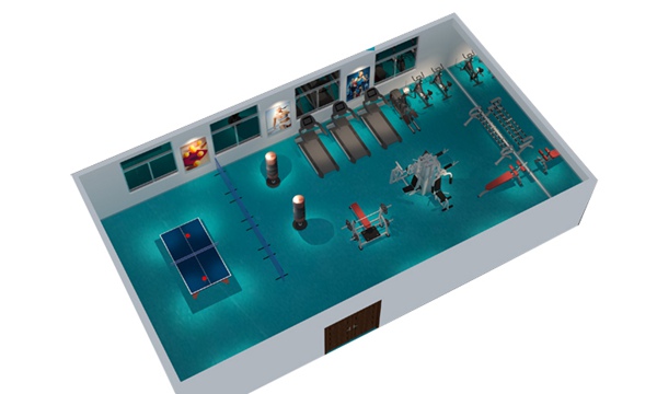 150平方健身房配置方案-广西kaiyun开云电竞健身器材有限公司