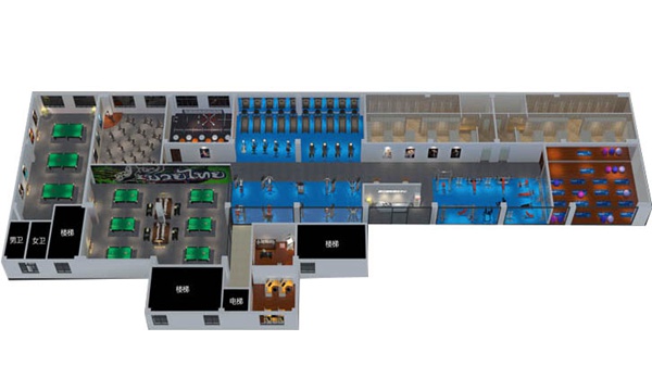 1200平方健身房配置方案-广西kaiyun开云电竞健身器材有限公司 1200平方健身房配置方案-广西kaiyun开云电竞健身器材有限公司